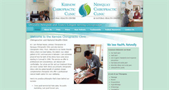 Desktop Screenshot of kernowchiropractic.co.uk